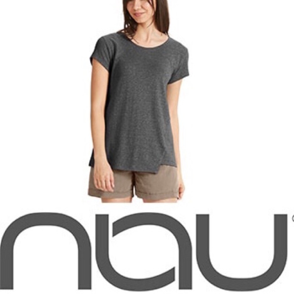 Nau Kanab T-Shirt, hemp/cotton, tunic length NWT!